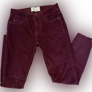 Current Elliott slim corduroy pants